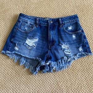 PacSun High rise festival jean shorts